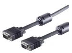 MicroConnect Kabel Full HD VGA (M) - VGA (M) 10m černá / feritová jádra (MONGG10FB)
