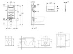 GEBERIT - Kombifix Set předstěnové instalace, klozetu Arkas I a sedátka softclose, tlačítko Sigma50, chrom/alpská bílá SANI15CA3168