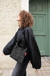 Crossbody kabelka Reisenthel Daily Shopper XS Bouclé black