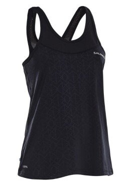 Běžecké tílko SALMING Pure Tanktop - Black Velikost textilu: XS