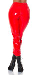 Sexy latexové kalhoty red S