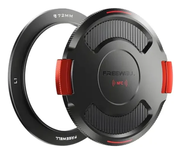 Freewell Real Locking 72 mm / Magnetický kroužek / s magnetickou krytkou NFC / hliník (FW-L1-BL72)
