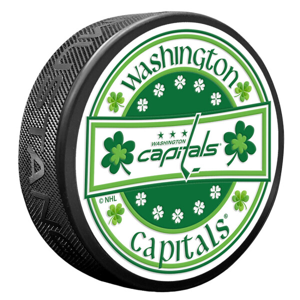 Mustang Puk Washington Capitals NHL Lucky St. Patricks Day Puck