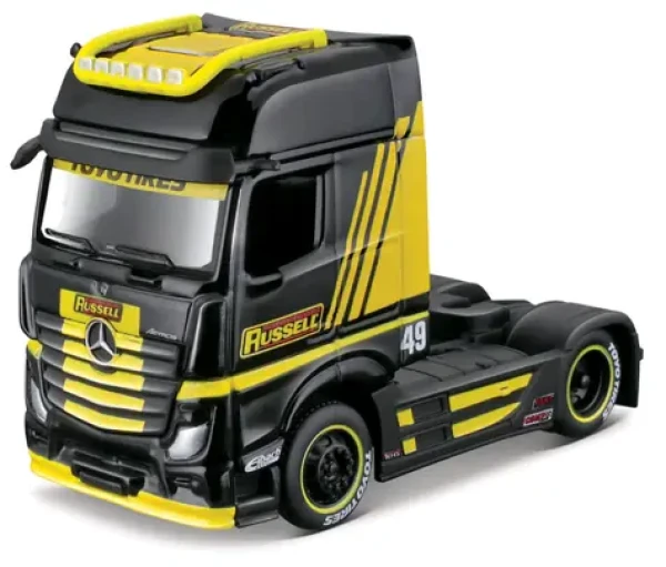 Maisto Custom Rigs-Mercedes-Benz Actros 1851 černo-žlutá
