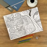 Antistresové omalovánky 210x290mm/32 stran - Relax 2