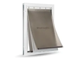 PetSafe Extreme Weather XL hliníková / Dvířka / 689x413 mm / otvor: 641 x 365 mm / šířka ramen: 349mm / max. 100kg (BG-ZPA19-16855)