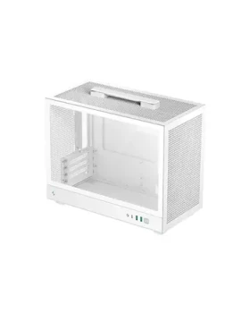 DEEPCOOL CH160 PLUS bílá / Počítačová skříň / Mini Tower / mATX / Temperované sklo / 2x USB-A 3.2 Gen2 + USB-C (R-CH160-WHNGM0-G)