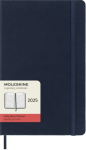 Moleskine Diář 2025 modrý L, denní, tvrdý