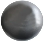 Overball míč 26 cm stříbrný / Gymnastický míč / Nosnost 100 kg (str)