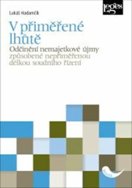 Přiměřené lhůtě Odčinění nemajetkové újmy způsobené nepřiměřenou délkou soudního řízení Lukáš Hadamčík