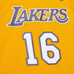 Mitchell & Ness Pánský dres Los Angeles Lakers NBA Pau Gasol #16 Swingman - Žlutá Velikost: M