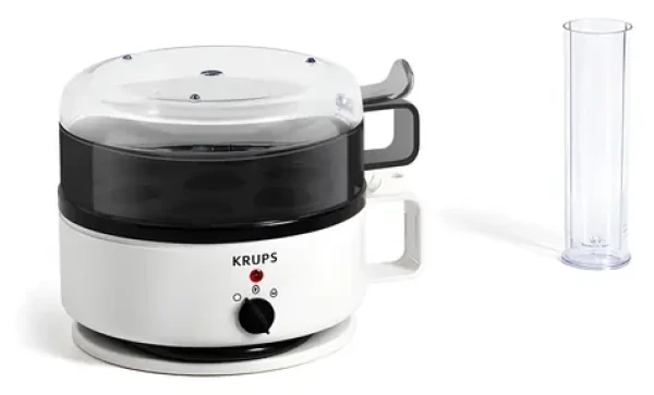 Krups EG 230115 Ovomat Super bílá / Vařič vajec / otočný ovladač (EG230115)