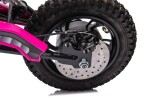 Mamido Dětská elektrická motorka Cross 350W 36V růžová