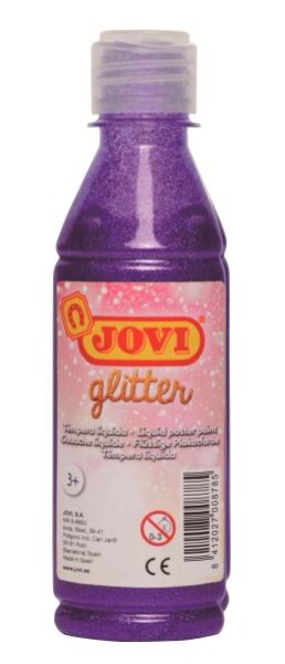 Temperová barva JOVI glittrová 250ml - fialová