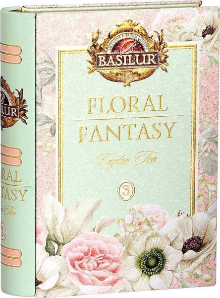 BASILUR Book Floral Fantasy Vol. III. Zelený čaj 100g