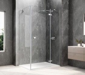 POLYSAN - GLOBE CHROME obdélníkový sprchový kout 1200x1000, čiré sklo, pravé GB1012-3415RC