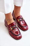 Dámské polobotky na podpatku 55C0103 model 201141 Vínová - Artiker vínová 38