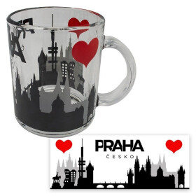 Skleněný hrnek PRAHA 100 330 ml