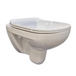 GEBERIT DuofixBasic s bílým tlačítkem DELTA50 + WC bez oplachového kruhu Edge + SEDÁTKO 458.103.00.1 50BI EG1