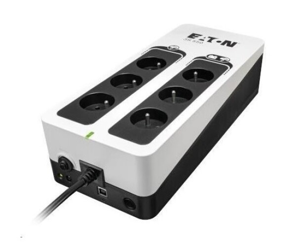 Eaton 3S 550 FR, UPS 550VA / 330W, 6 zásuvek (3 zálohované), USB, české zásuvky EDF_149134