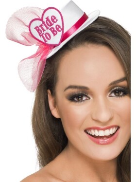 Smiffys.com Klobouček na rozlučku mini - Bride To Be