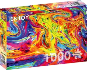 ENJOY Puzzle Duhový mramor