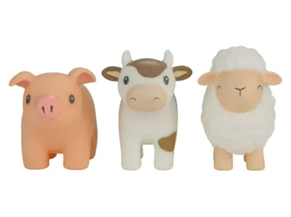 Little Dutch Hračky do vody zvířátka 3 ks Farma
