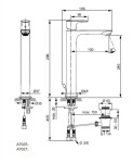 IDEAL STANDARD - Connect Air Umyvadlová baterie Slim s výpustí, chrom A7025AA