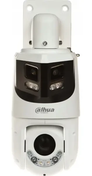 Dahua SDT4E425-8P-GB-APV1 bílá / Venkovní Panorama+PTZ IP kamera / 8 Mpx 180° + 4 Mpx 25x zoom / IR 100 m / IP66 / PoE+ (53235)