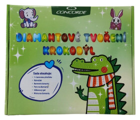Diamantové tvoření Krokodýl