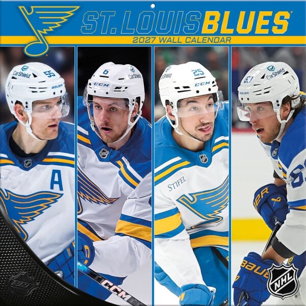 JF Turner Kalendář St. Louis Blues NHL 2027 Wall Calendar