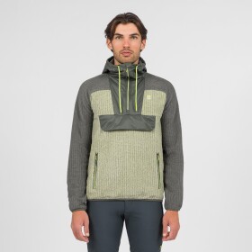 KARPOS Rocchetta Vogue Hoodie Half Zip Fleece, Tea/Castor/Kambaba velikost: L