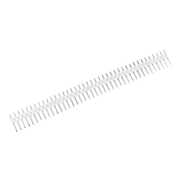 DuPont rovná kolíková liště - 40Pin, samec bílá