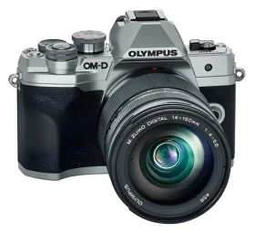 Olympus E-M10 Mark IV stříbrná/černá / Systémový fotoaparát / 20,3 Mpix / Live MOS / 3" LCD / kit 14-150 mm (V207130SE040)