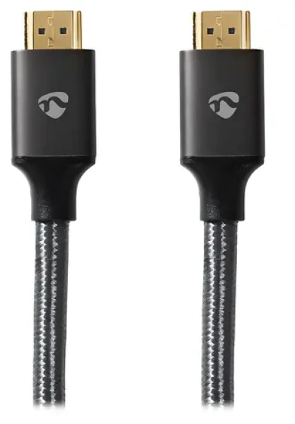 Nedis ProfiGold antracit / Kabel HDMI / 8K 60Hz / 48 Gbps / Ethernet / 2 m (CVTB35000GY20)