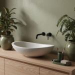 REA - Umyvadlo na desku Leona 46x37 REA-U3609