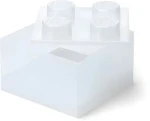 Room Copenhagen LEGO Storage Brick 4 víko Glitter transparentní / Víko úložného boxu / 250 x 180 x 250 mm (40090803)