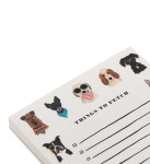 Rifle Paper Co. Poznámkový blok Dog Days, bílá barva, papír