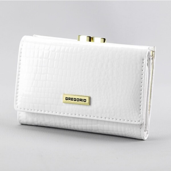 Luxusní dámská kožená peněženka Gregorio Aisha, bílá