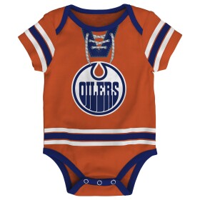 Outerstuff Dětské body Edmonton Oilers NHL Hockey Pro Creeper – Blank Velikost: 18 měsíců