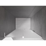 MEXEN/S - Velar L posuvné sprchové dveře 90, dekor, bílá 871-090-003-31-20