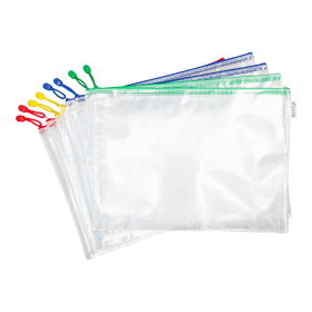 Djois obálka se zipem, A3, PVC, mix barev, 8 ks