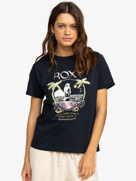 Roxy SUMMER FUN ANTHRACITE dámské tričko krátkým rukávem