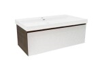 Koupelnová skříňka s umyvadlem Naturel Monza 99x30x45 cm ořech mat MONZA100WNU4 MONZA100WNU4
