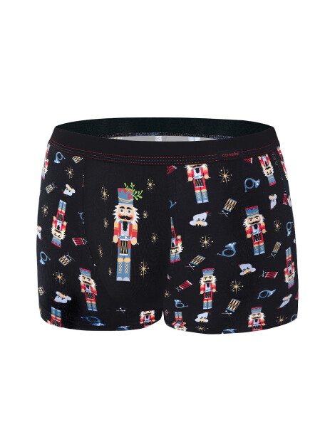 Boxerky Nutcracker 007/55 Black Merry Christmas - Cornette XL