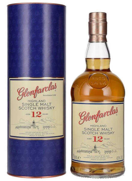 Glenfarclas Highland Single Malt Scotch Whisky 12yo 0,7L - Dárkové balení