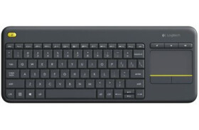 Logitech Wireless K400 Plus Bezdrátová klávesnice Touchpad USB