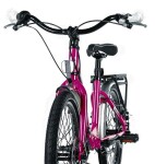 Dětské kolo LEADER FOX GAMP dívčí 20", model 2026-1, barva pink