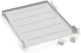Triton 19" police A1 perforovaná 1U / 350mm / nosnost 40kg / šedá (RAC-UP-350-A1)