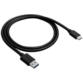Akyga USB kabel USB-A zástrčka, USB-C ® zástrčka 0.50 m černá AK-USB-24